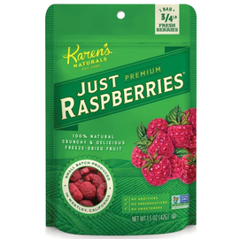 KAREN'S NATURALS / JUST TOMATOES KAREN'S NATURALS JUST RASPBERRIES 1.5OZ