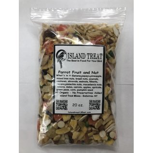 ISLAND TREAT Island Treat Parrot Fruit & Nut 20 oz.