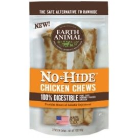 EARTH ANIMAL EARTH ANIMAL DOG NO HIDE CHICKEN 7" 2 PACK