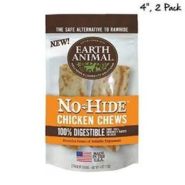 EARTH ANIMAL Earth Animal No-Hide Chicken Chews 4" 2 Pack