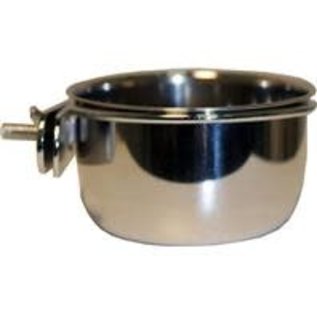 A&E Cage Company Jungle Coop Cup Stainless Steel A&E Cage Company Jungle Coop Cup Stainless Steel
