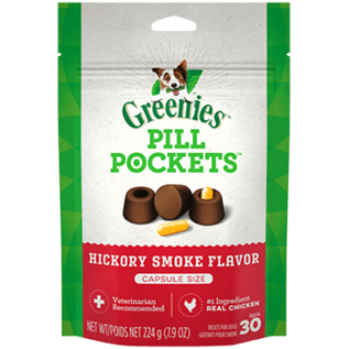 Greenies Pill Pockets Dog Hickory Smoke Capsule 7.9oz
