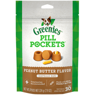 Greenies Pill Pockets Dog Peanut Butter Capsule 7.9oz