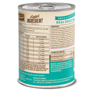 Grain Free Limited Ingredient Diet Real Duck Recipe 12.7oz Each