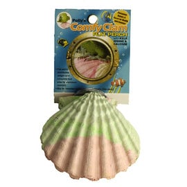 Polly's Pet Products Comfy Clam Flat Perch -Small 4.5" x 4.5" x 2" Thick