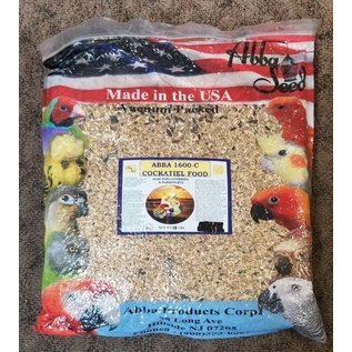 ABBA PRODUCTS Abba 1600C 15LB Vacuum Packed Cockatiel Food