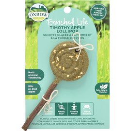 OXBOW Oxbow Enriched Life Timothy Lollipop Apple Small Animal Chew One Size