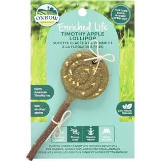 OXBOW Oxbow Enriched Life Timothy Lollipop Apple Small Animal Chew One Size