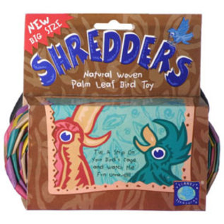 Planet Pleasures Straight Rainbow Shredder Bird Toy, Large