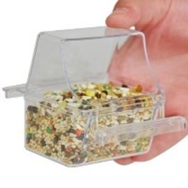 ABBA PRODUCTS ABBA Cup  D Covered Round  Cages Clear  4" wide x 2.5" long x 2.75" high