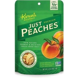 KAREN'S NATURALS / JUST TOMATOES KAREN'S NATURALS JUST PEACHES 1.2OZ