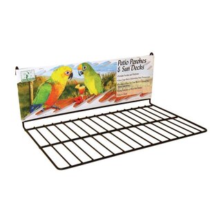 Prevue Pet Products Wire Patio Sundeck Black Large 12"