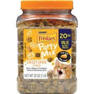 Friskies Party Mix Gravylicious Crunch Chicken & Gravy Cat 20 oz Jar