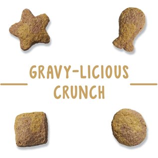 Friskies Party Mix Gravylicious Crunch Chicken & Gravy Cat 20 oz Jar