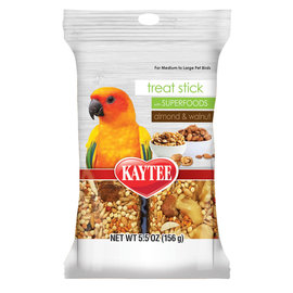 Kaytee Avian Superfood Treat Stick Almond & Walnut 5.5 oz