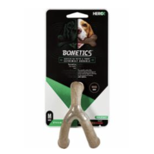 HERO/CAITEC Hero Bonetics Wishbone Wood Medium Dog Chews 64318