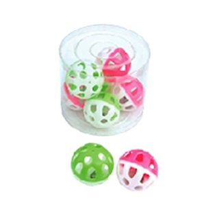 A&E CAGE COMPANY Small Round Rattle Ball Bird Foot Toy Each
