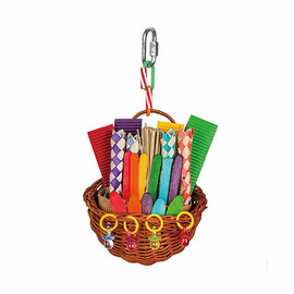 King's Cages King's Basket Case Foraging Toy 10.24″ x 5.51″ x 4.33″