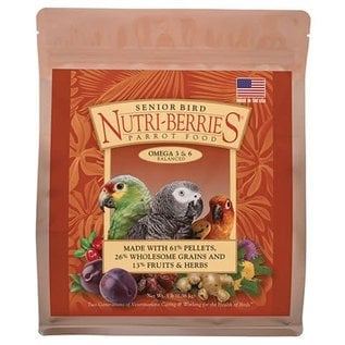 LAFEBER COMPANY LAFEBER'S Senior Nutri-Berries Parrot Bird Food and Treat 3 Lb.