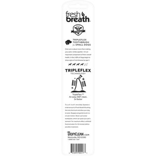 TROPICLEAN TropiClean Fresh Breath Triple Flex Toothbrush for Dogs