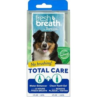 TROPICLEAN TROPICLEAN FRESH BREATH TOTAL CARE TEETH & ORAL KIT 4 OZ