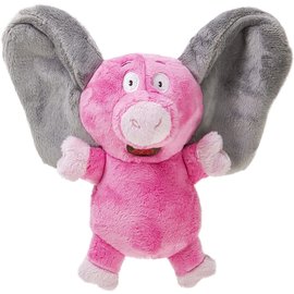 Hear Doggy Flattie Dog Toy - Elephant