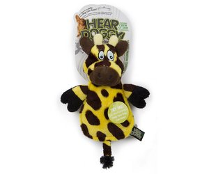 Hear Doggy Flattie Giraffe Ultrasonic Dog Toy