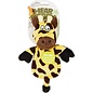 Hear Doggy Silent Squeaker Chew Guard Flattie Giraffe Dog Toy