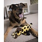 Hear Doggy Silent Squeaker Chew Guard Flattie Giraffe Dog Toy