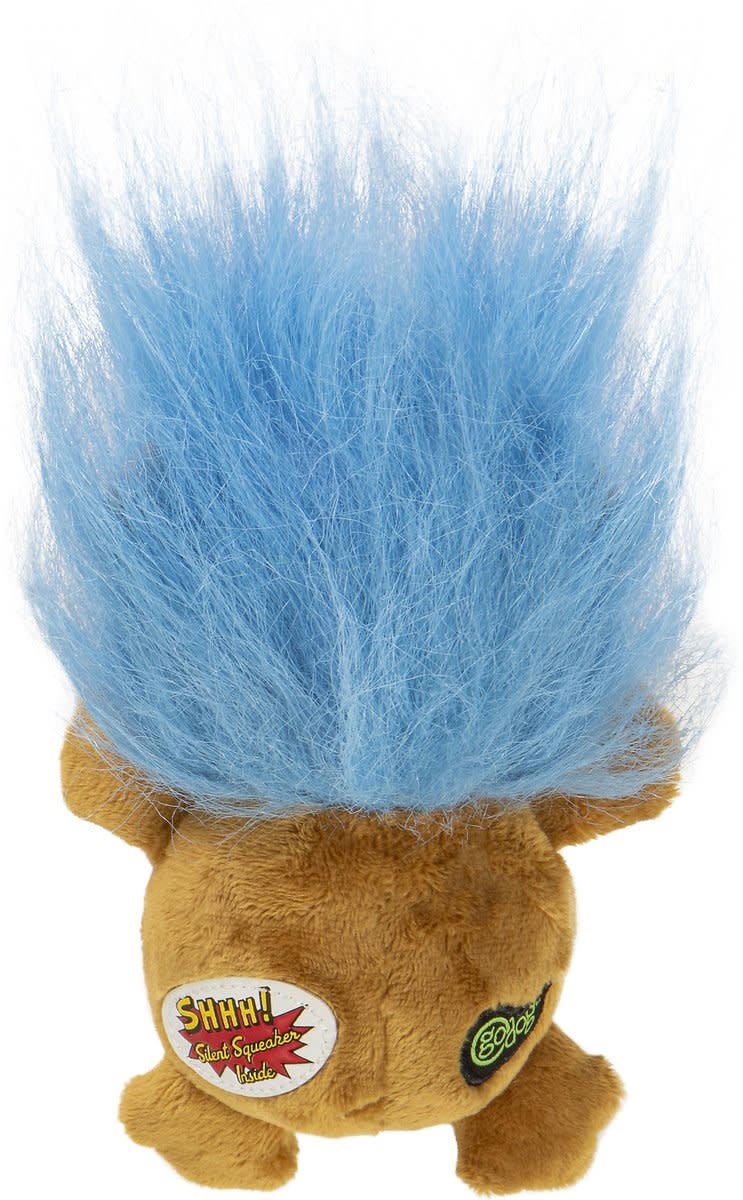 HEARDOGGY! SILENT SQUEAK CRAZY HAIRS LION DOG TOY SMALL - Jungle Junction