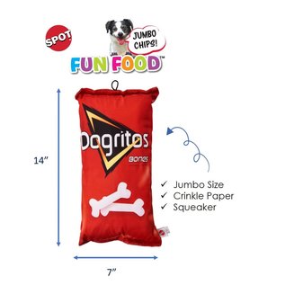 ETHICAL PRODUCT INC SPOT FUN FOOD DOGRITOS CHIPS 14 IN