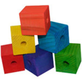 SUPER BIRD CREATIONS Super Bird Creations Wooden Cubes 40 Pack - 1.5"