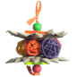 A&E CAGE COMPANY NIBBLES PALM STAR STACK CHEW TOY W/ VINE BALLS