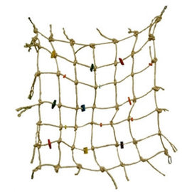 ZOO-MAX Zoo-Max ZM-671 - 1/4" Sisal Climbing Net 30" x 30"