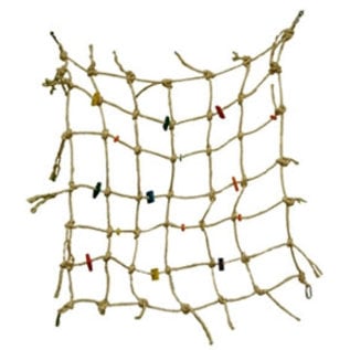ZOO-MAX Zoo-Max ZM-671 - 1/4" Sisal Climbing Net 30" x 30"