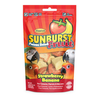 HIGGINS Higgins Sunburst Freeze Dried Fruit Strawberry Banana Conure/Parrot/Macaw