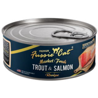 FUSSIE CAT FUSSIE CAT MARKET FRESH TROUT AND SALMON 24/5.5OZ case