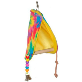 SUPER BIRD CREATIONS Super Bird Creations SB-473 Peekaboo Perch Bird Tent, Small, Color Varies