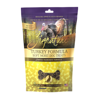 ZIGNATURE TURKEY FORMULA SOFT MOIST TREATS FOR DOGS 4oz