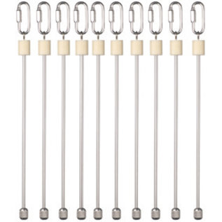 SUPER BIRD CREATIONS Super Bird SB-1047 - 10" Stainless Steel Skewers Each