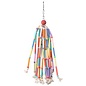 SUPER BIRD CREATIONS Super Bird Creations SB-708 Wind Chimes w/ Colorful Straws & Bell - 13" x 2"