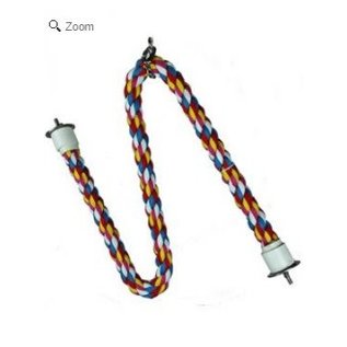 A&E CAGE COMPANY A&E Happy Beaks HB-573 36" Large Cotton Cable Perch HB 573