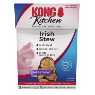 KONG Kong Kitchen Irish Stew Grain-Free Beef Soft & Chew Dog Treat 7oz