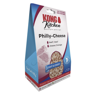 KONG Kong Kitchen Light & Crispy "Philly Cheese" Grain-Free Beef & Cheese Crunchy Dog Treats 4oz