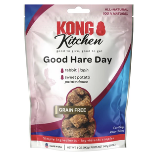 KONG Kong Kitchen "Good Hare Day" Grain-Free Rabbit & Sweet Potato Chewy Dog Treats 5oz