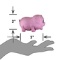 NATURFLEX BABIES TINY TOTS PIG LATEX DOG TOY 3.5"