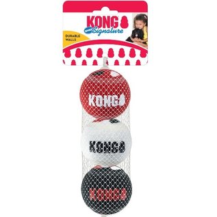 KONG KONG SIGNATURE SPORT BALLS 3-PK MEDIUM