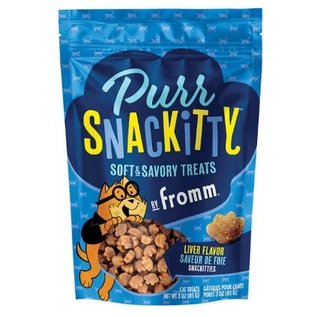 FROMM FROMM PURR SNACKITTY SOFT & SAVORY LIVER LIVER CAT TREATS- 3-oz