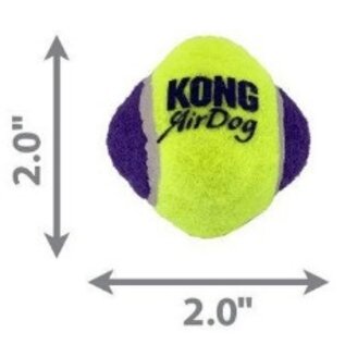 KONG KONG DOG AIRDOG SQUEAKER KNOBBY BALL XSMALL/SMALL