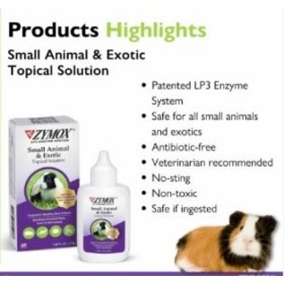 ZYMOX Small Animal & Exotic Topical Solution 1.25 fl oz